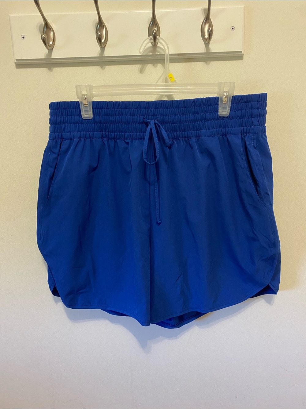 Lands’ End Women’s Royal Blue Athletic Drawstring Shorts XL 18
